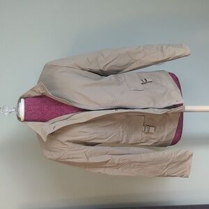 La Nouvelle Renaissance‎ Desert Tan Boxy Zip Up Jacket, US L